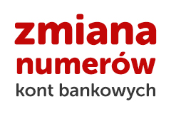 Zmiana numerów kont bankowych