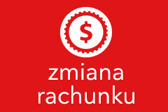 Zmiana rachunku głównego