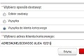 Wysyłka do Klienta końcowego Wysyłka do Klienta końcowego